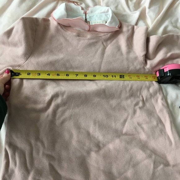 Ted Baker Lheo Scallop Detail Layered Sweater light pink size 1 *PLEASE READ* - Picture 13 of 16
